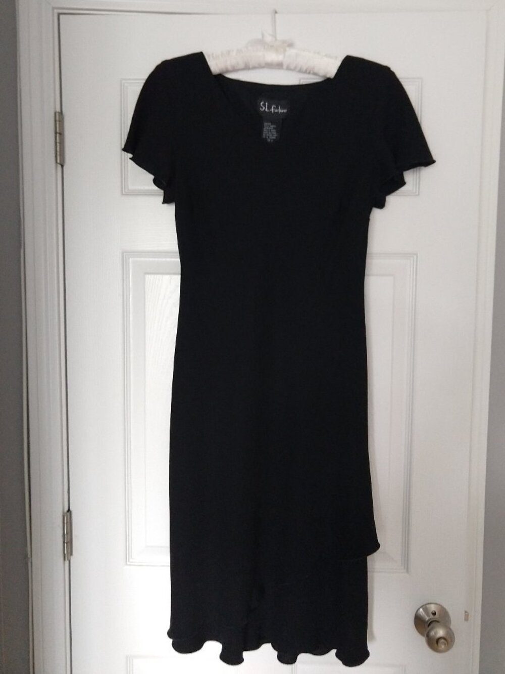 S.L. Fashions Short Sleeved Cocktail Dress